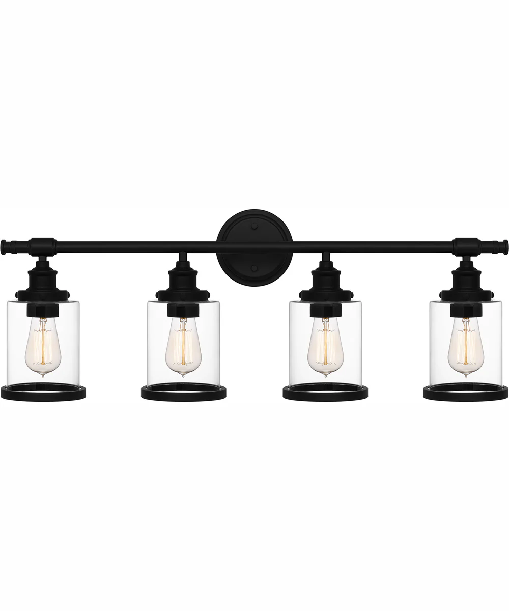 Dixie Extra Large 4-light Bath Light Matte Black