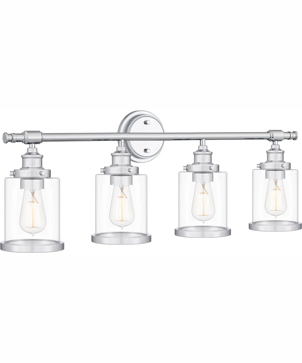 Dixie Extra Large 4-light Bath Light Polished Chrome - Image 4