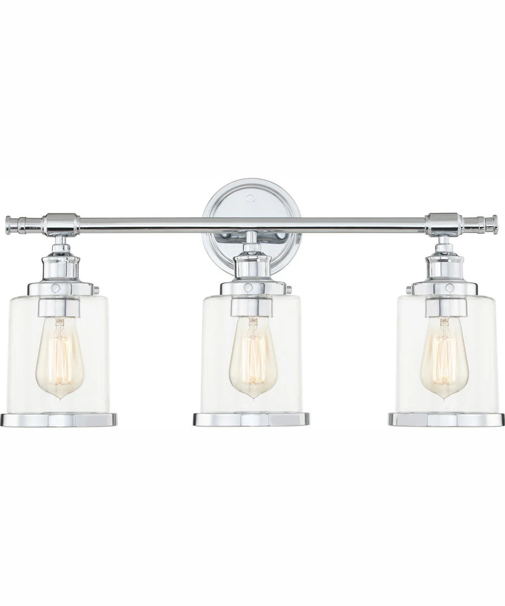 Dixie Large 3-light Bath Light Polished Chrome - Image 2