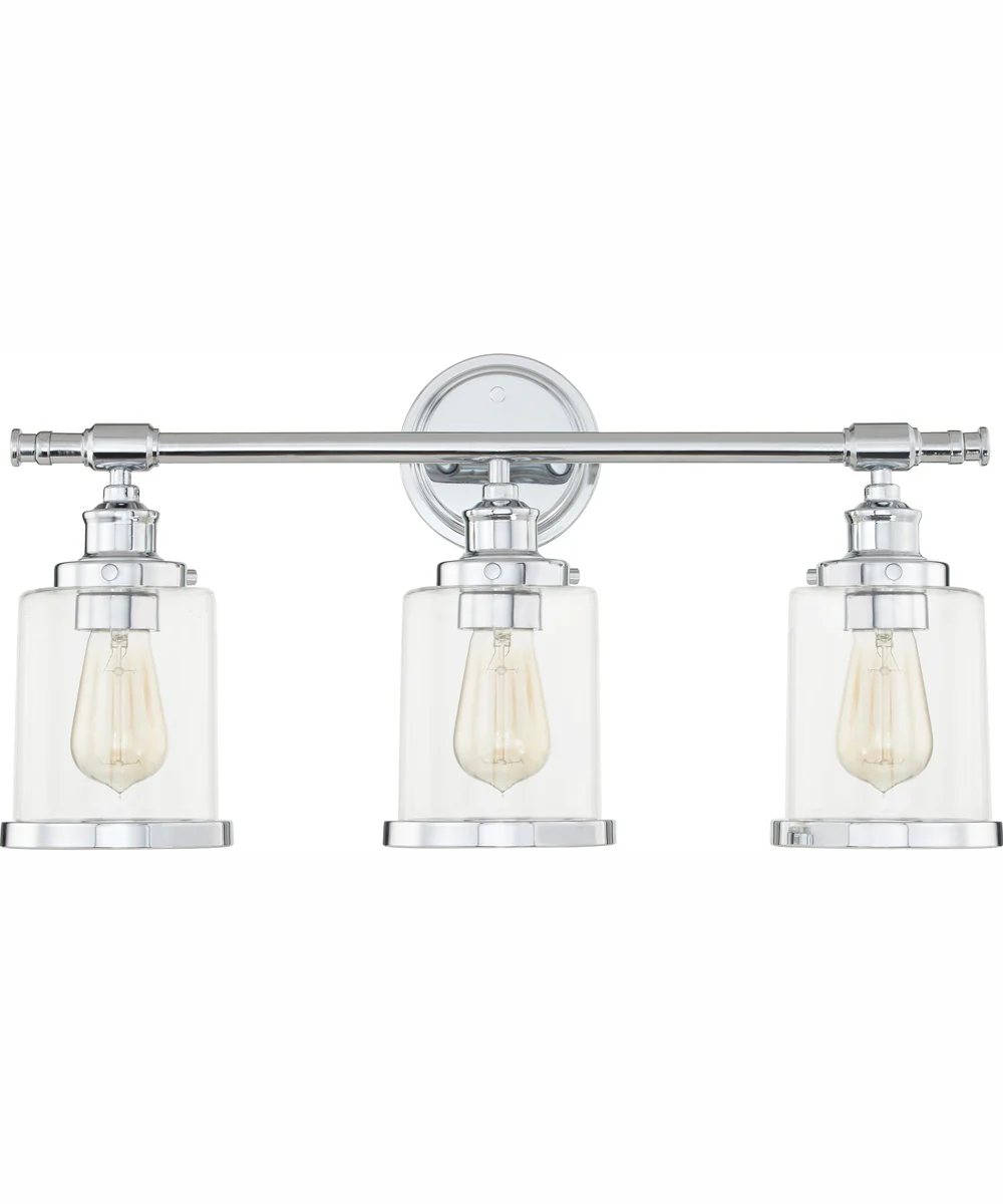 Dixie Large 3-light Bath Light Polished Chrome - Image 3