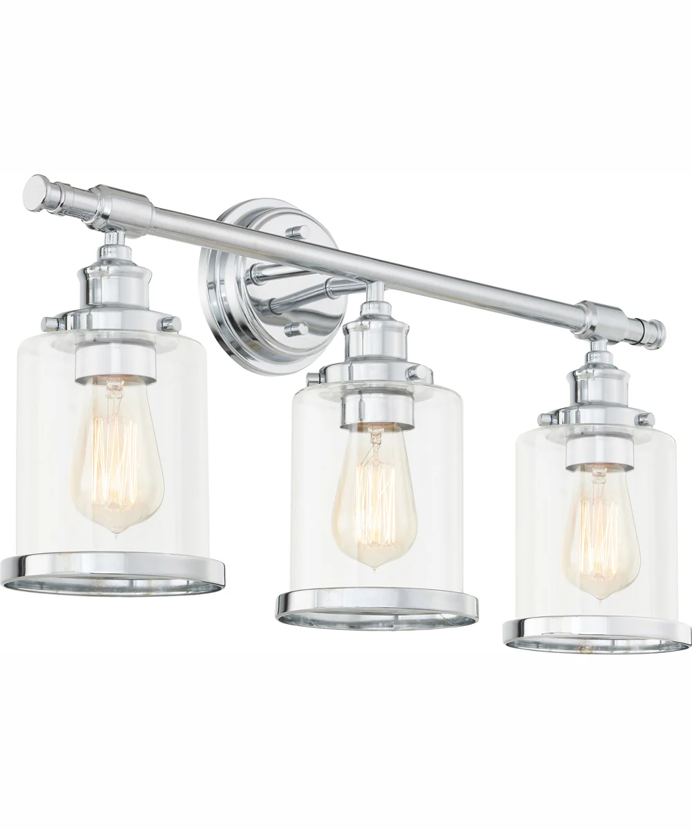 Dixie Large 3-light Bath Light Polished Chrome - Image 4