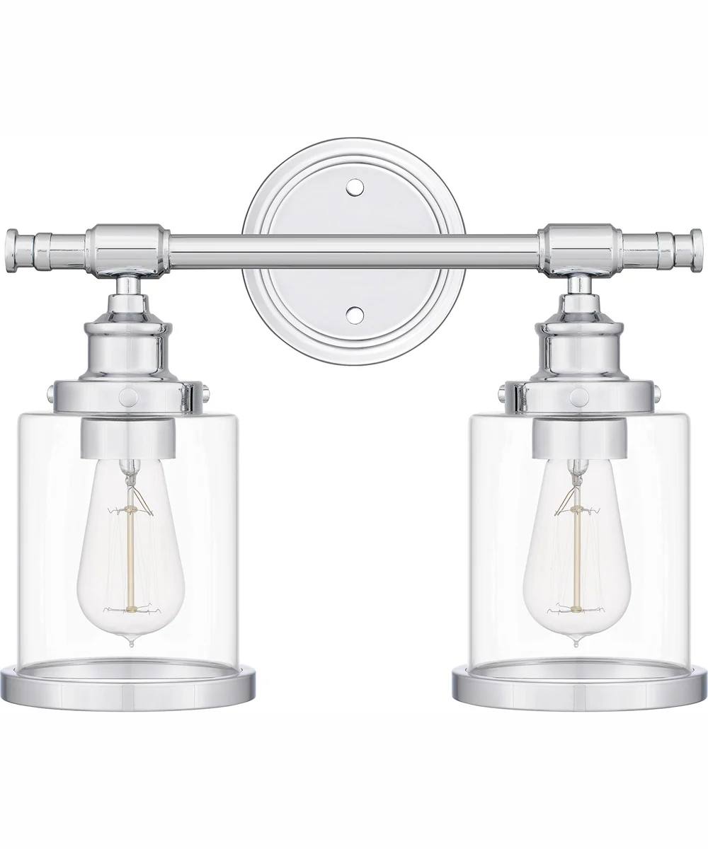 Dixie Medium 2-light Bath Light Polished Chrome - Image 3