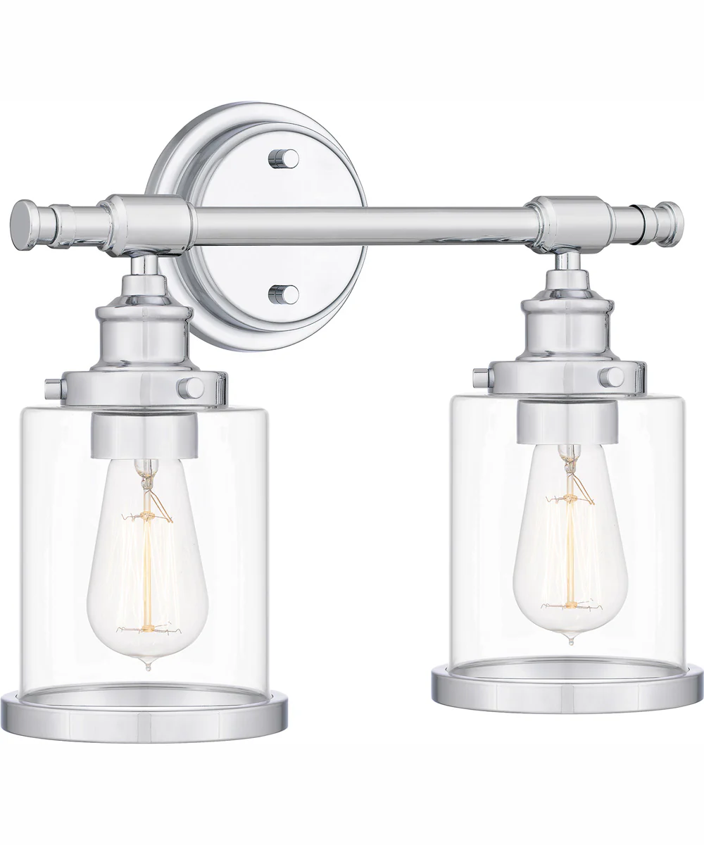 Dixie Medium 2-light Bath Light Polished Chrome - Image 4