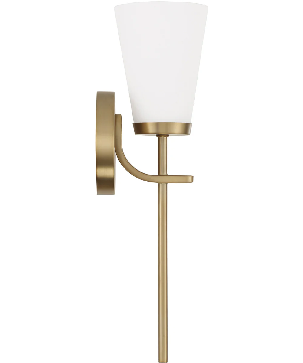 Drake 1-Light Sconce Aged Brass - Image 3