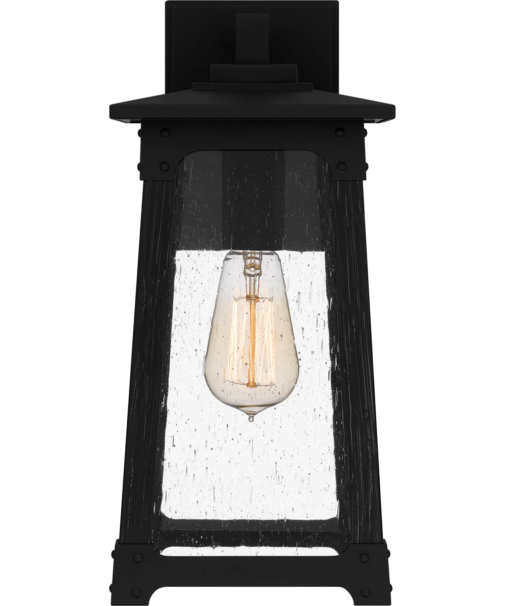 Drescher Medium 1-light Outdoor Wall Light Coastal Armour Aluminum Matte Black - Image 3