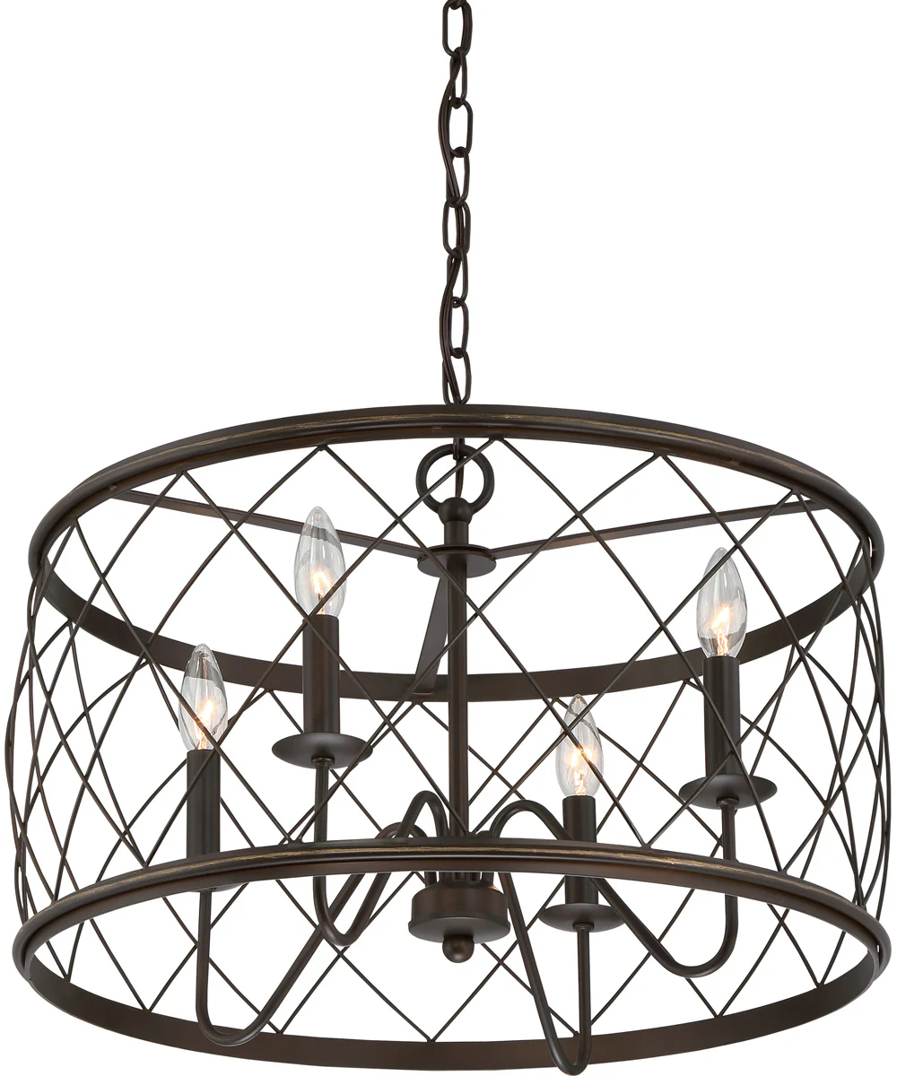 Dury 4-light Pendant Palladian Bronze - Image 4