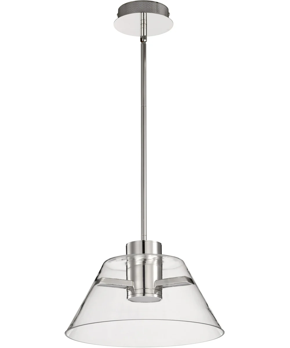 Edmond Pendant Polished Nickel