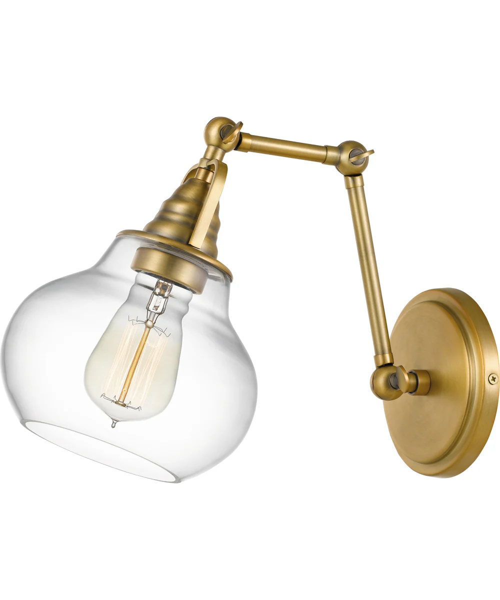 Elmdale Small 1-light Wall Sconce Weathered Brass - Image 2