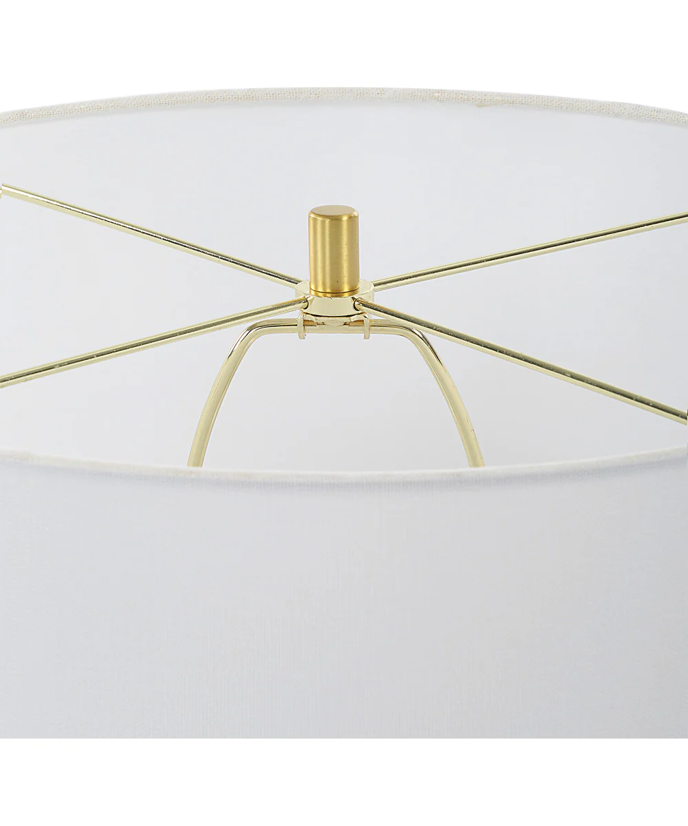 Emerie Textured White Table Lamp - Image 6