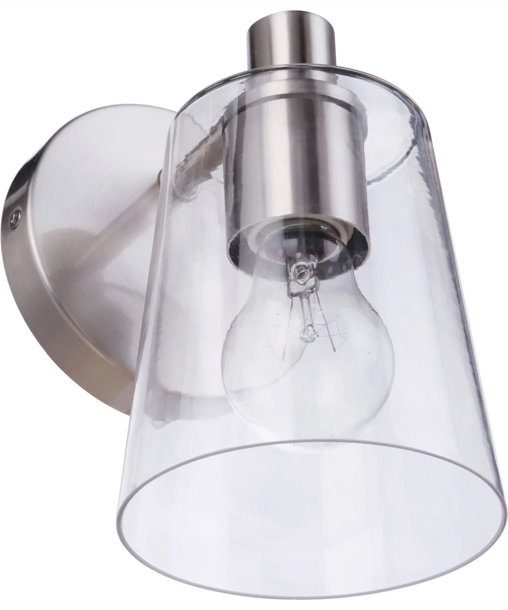 Emilio 1-Light Wall Sconce Brushed Polished Nickel - Image 6