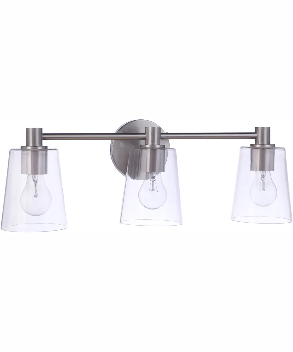 Emilio 3-Light Vanity Brushed Polished Nickel - Image 3