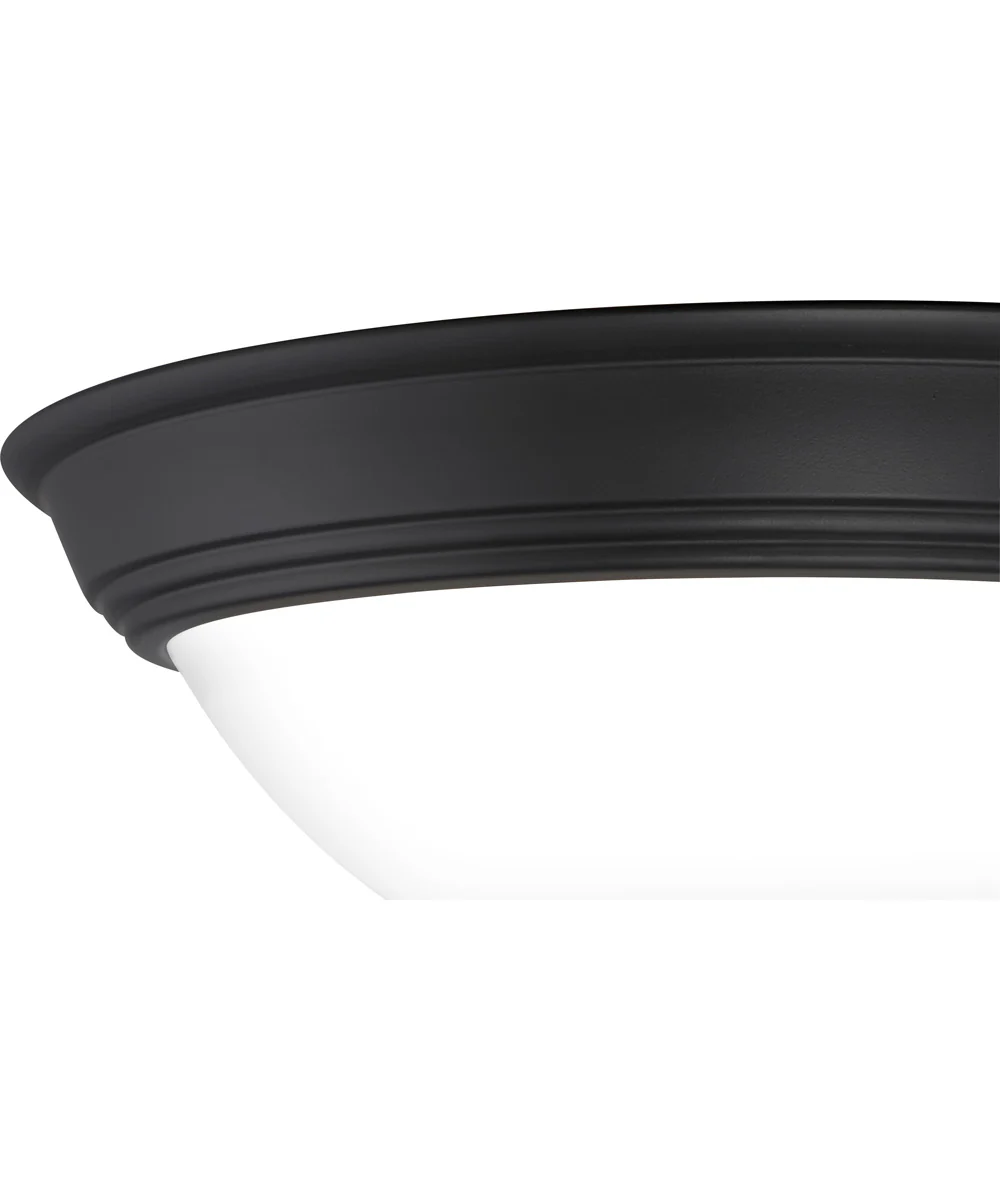 Erwin Large 3-light Flush Mount Matte Black - Image 6