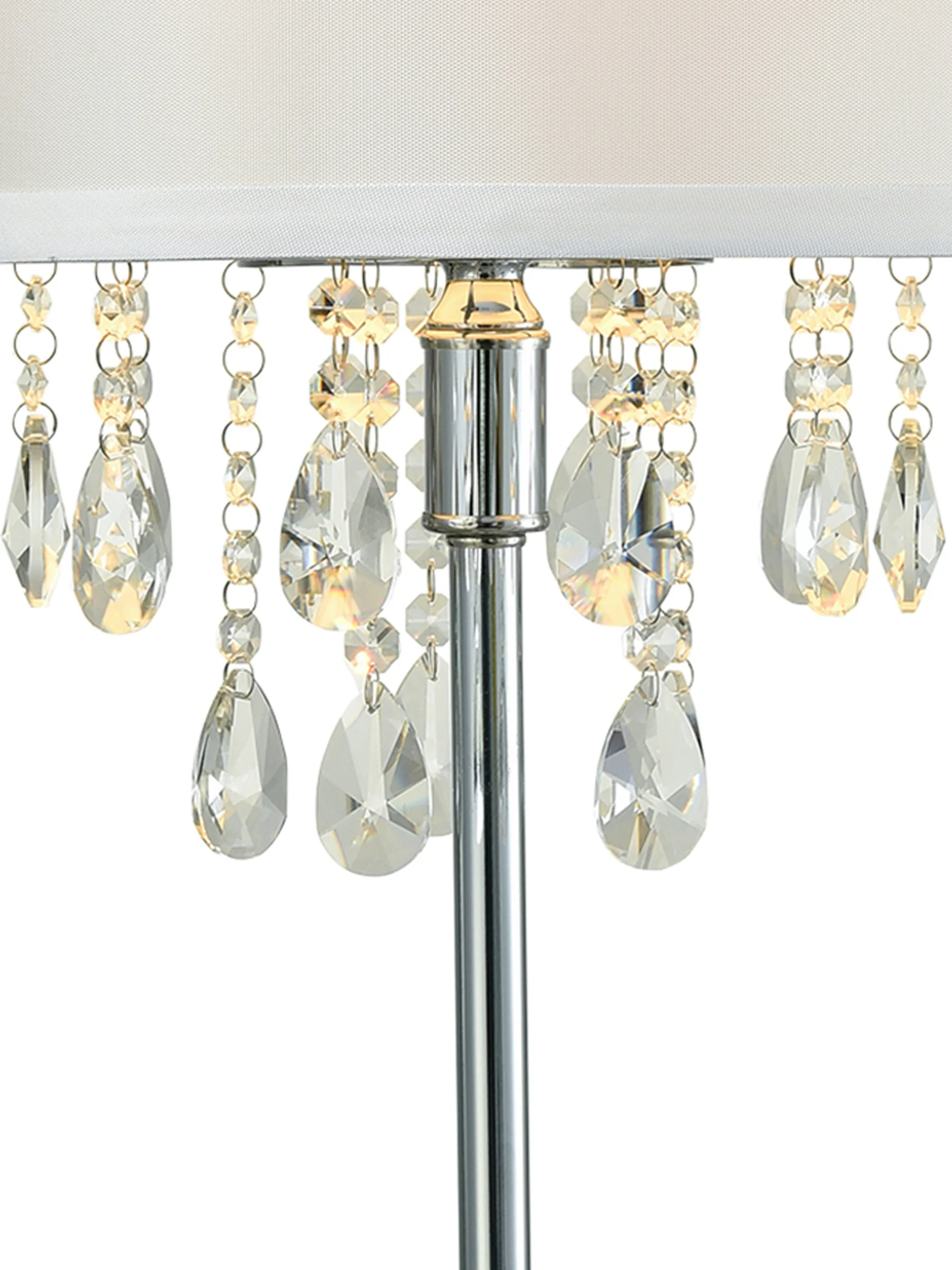 Essence 32.5 Inch  Tall Crystal Table Lamp - Image 3