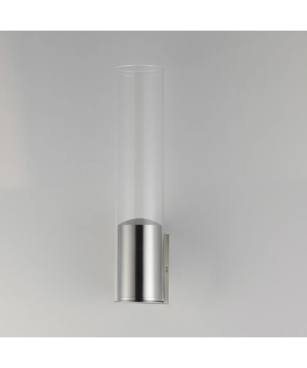 Highball Clear LED Wall Sconce Satin Nickel - Image 2