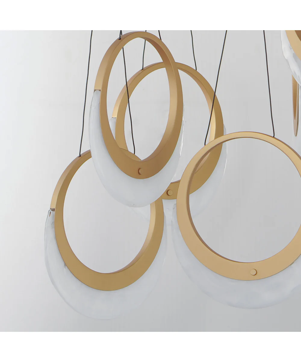 Lyra 6-Light LED Pendant Gold - Image 6