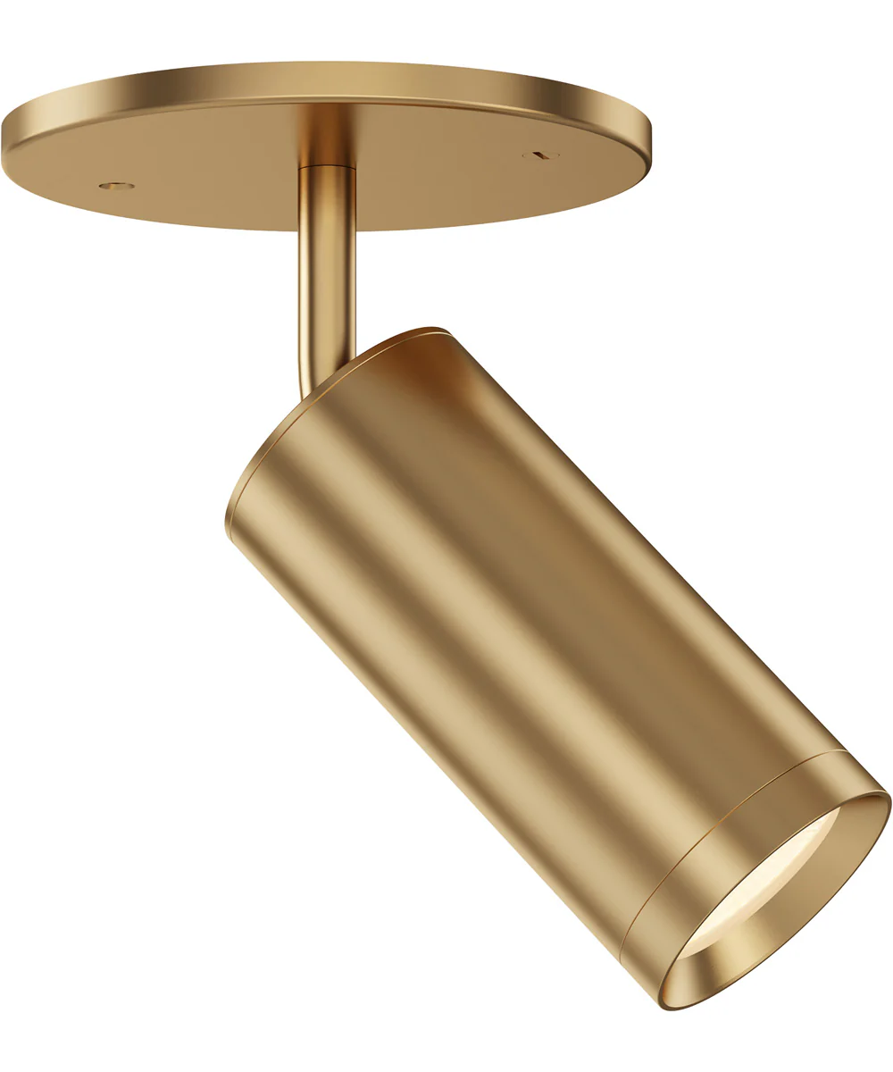 Pullman Retractable Spotlight Natural Aged Brass - Image 2