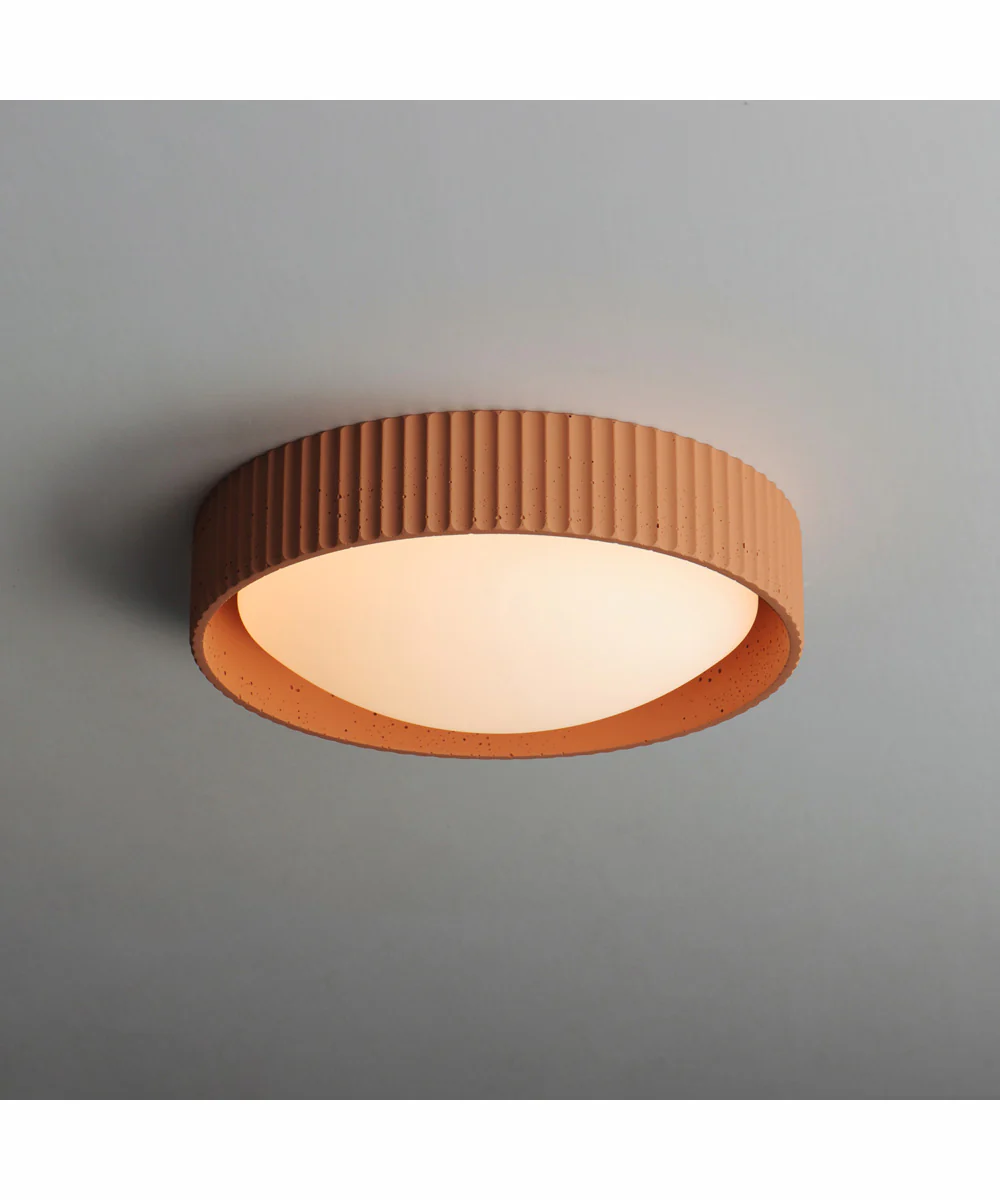 Souffle 14 inch LED Flush Mount Terra Cotta - Image 4