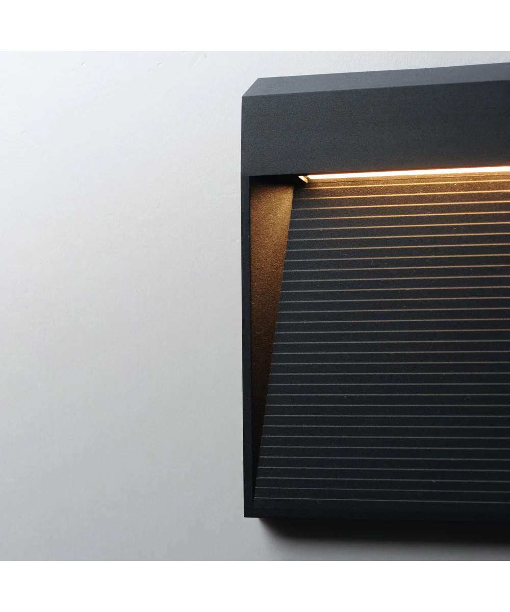 Steppes LED Outdoor Sconce Black - Image 6