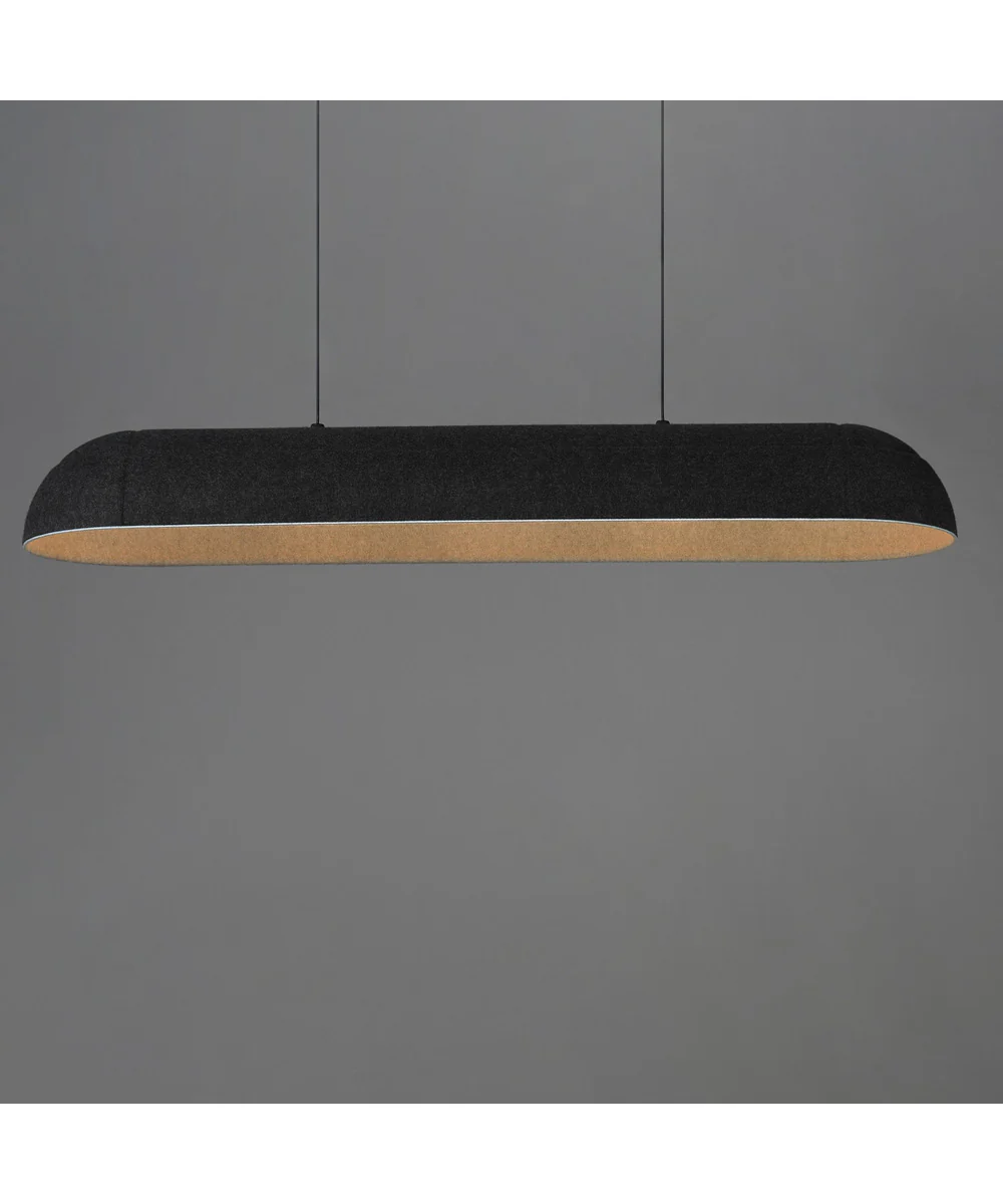 Wimbledon 41 inch LED Linear Pendant Dark Gray - Image 2