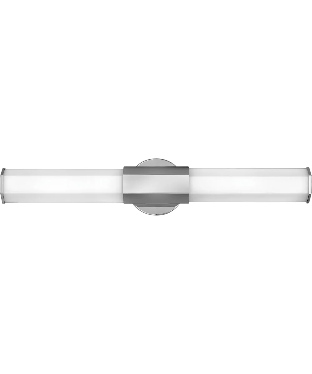 Facet LED-Light Medium LED Vanity in Polished Nickel