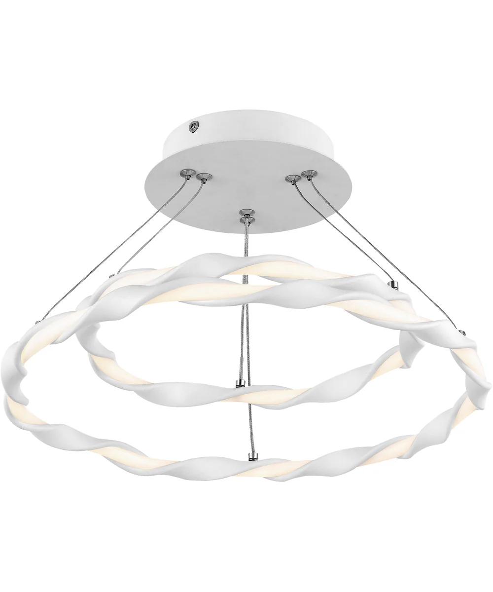 Finale Semi Flush Mount White Lustre - Image 5
