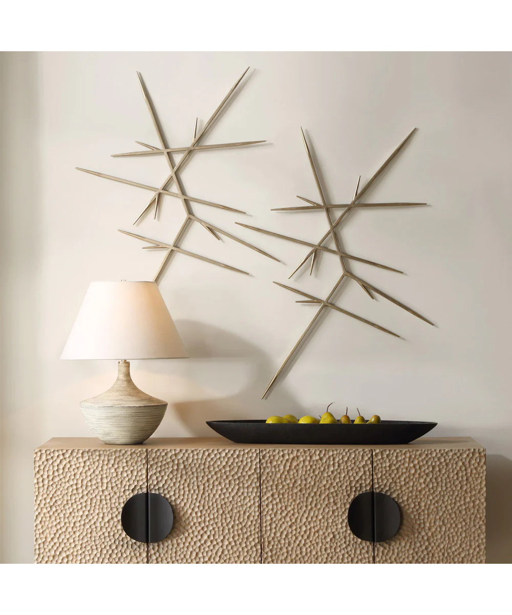 Fireworks Silver Wall Decor, Set of 2 - Image 2