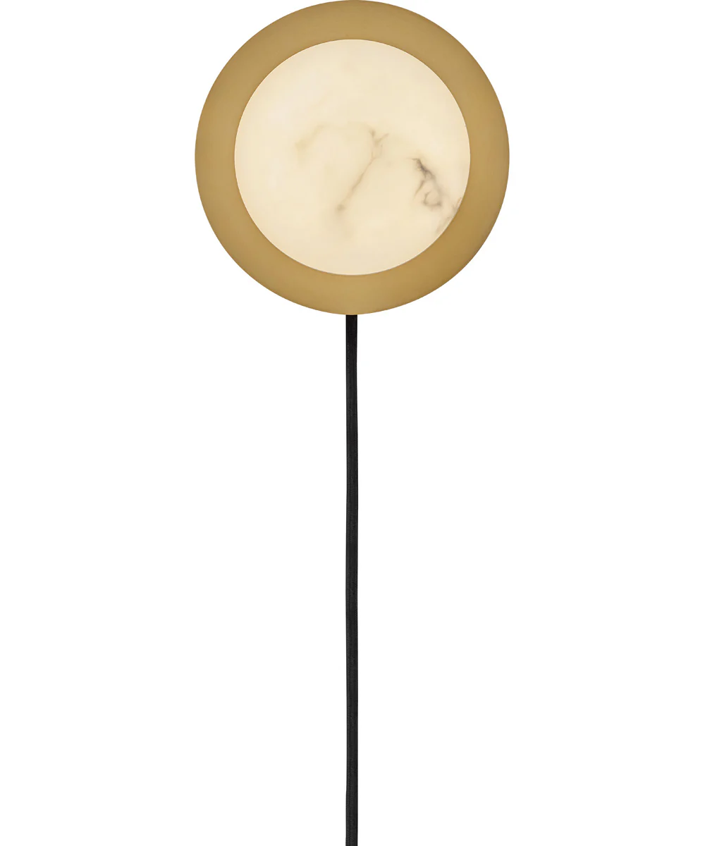 Cava LED-Light Small Sconce in Lacquered Brass - Image 2