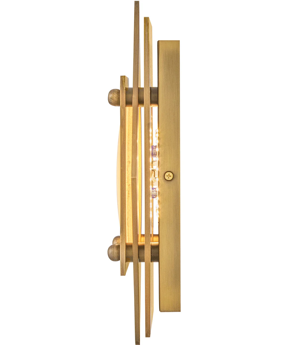 Claude LED-Light Small LED Flush Mount in Heritage Brass - Image 6
