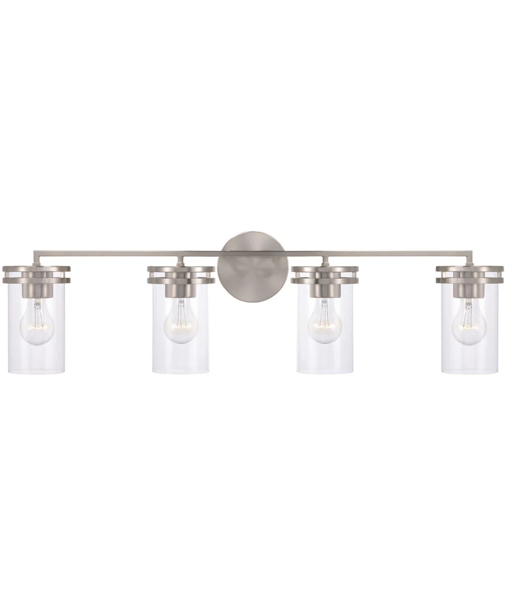 Fuller 4-Light Vanity Brushed Nickel - Image 5