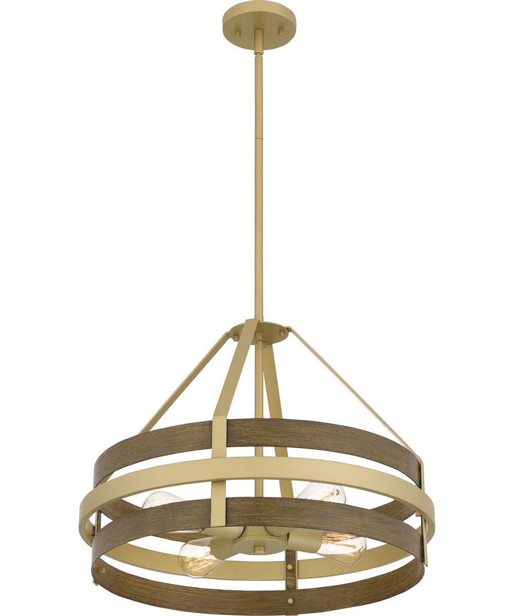 Gadsen 4-light Pendant Champagne Gold - Image 5