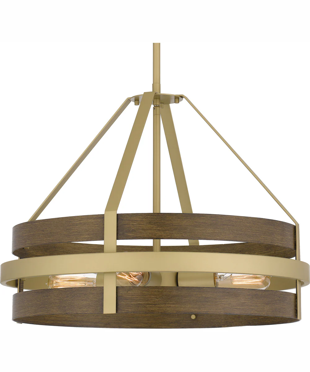 Gadsen 4-light Pendant Champagne Gold - Image 6