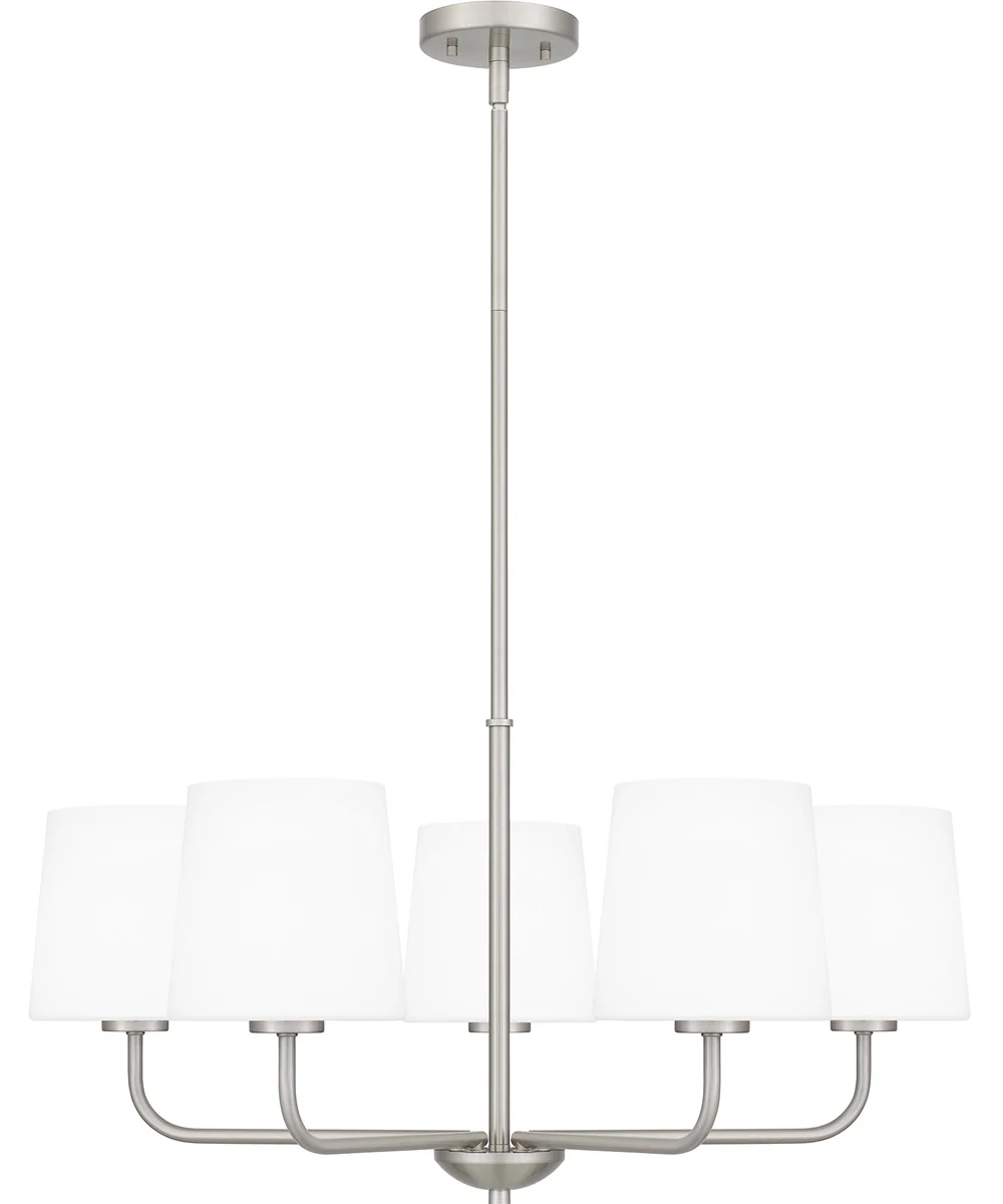 Gallagher 5-light Chandelier Brushed Nickel - Image 3
