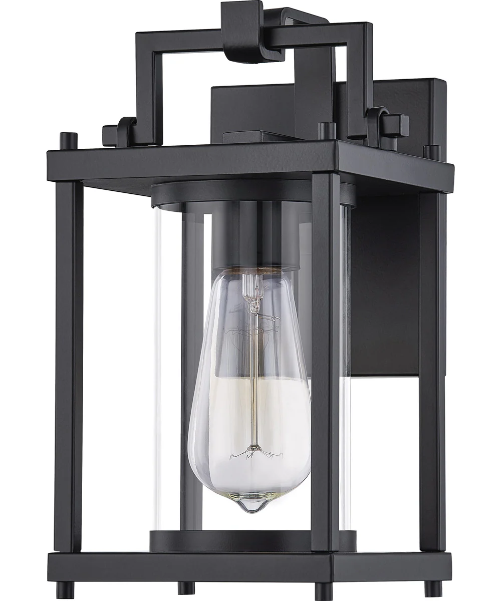 Garrett Small 1-light Outdoor Wall Light Matte Black - Image 3