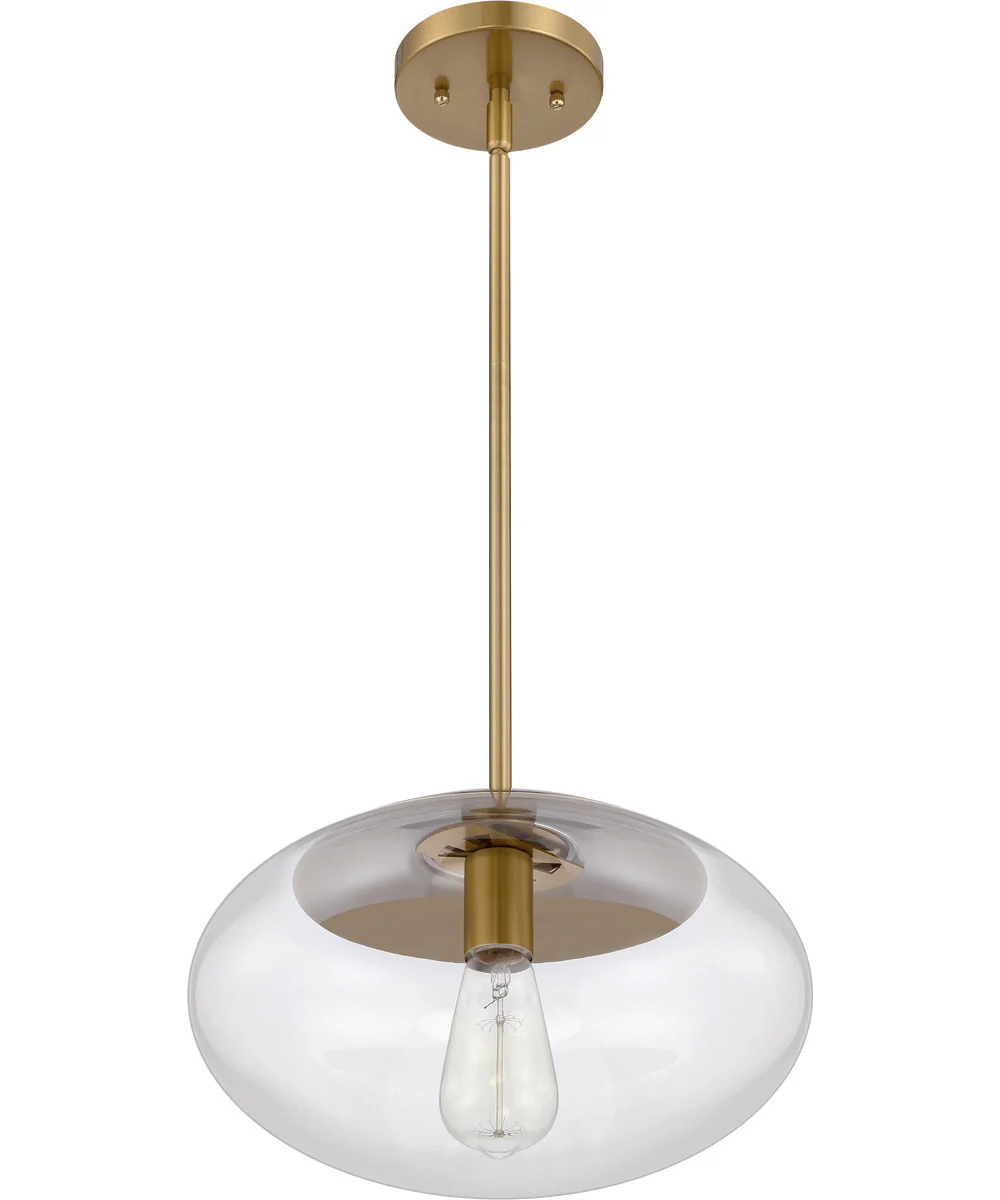 Gaze 1-Light Pendant Satin Brass - Image 4