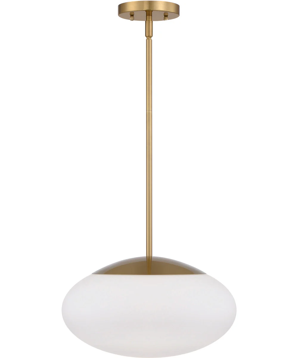 Gaze 1-Light Pendant Satin Brass - Image 3
