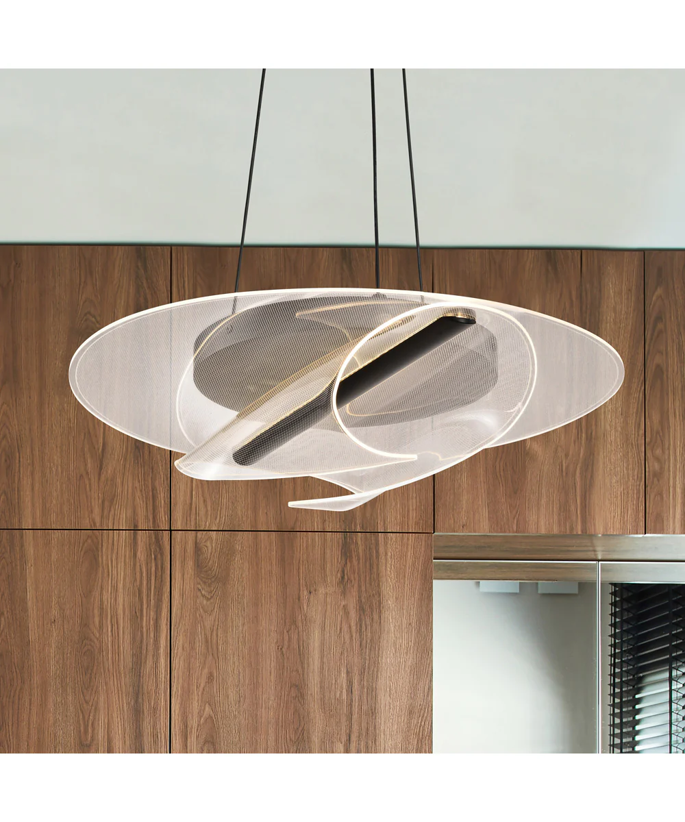 Geneva  Pendant Matte Black - Image 3