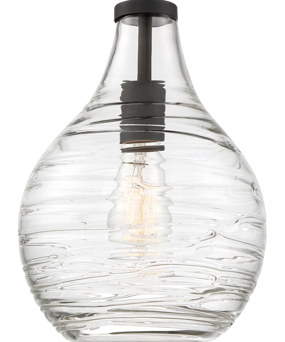 Genie 1-light Semi Flush Mount Old Bronze - Image 5