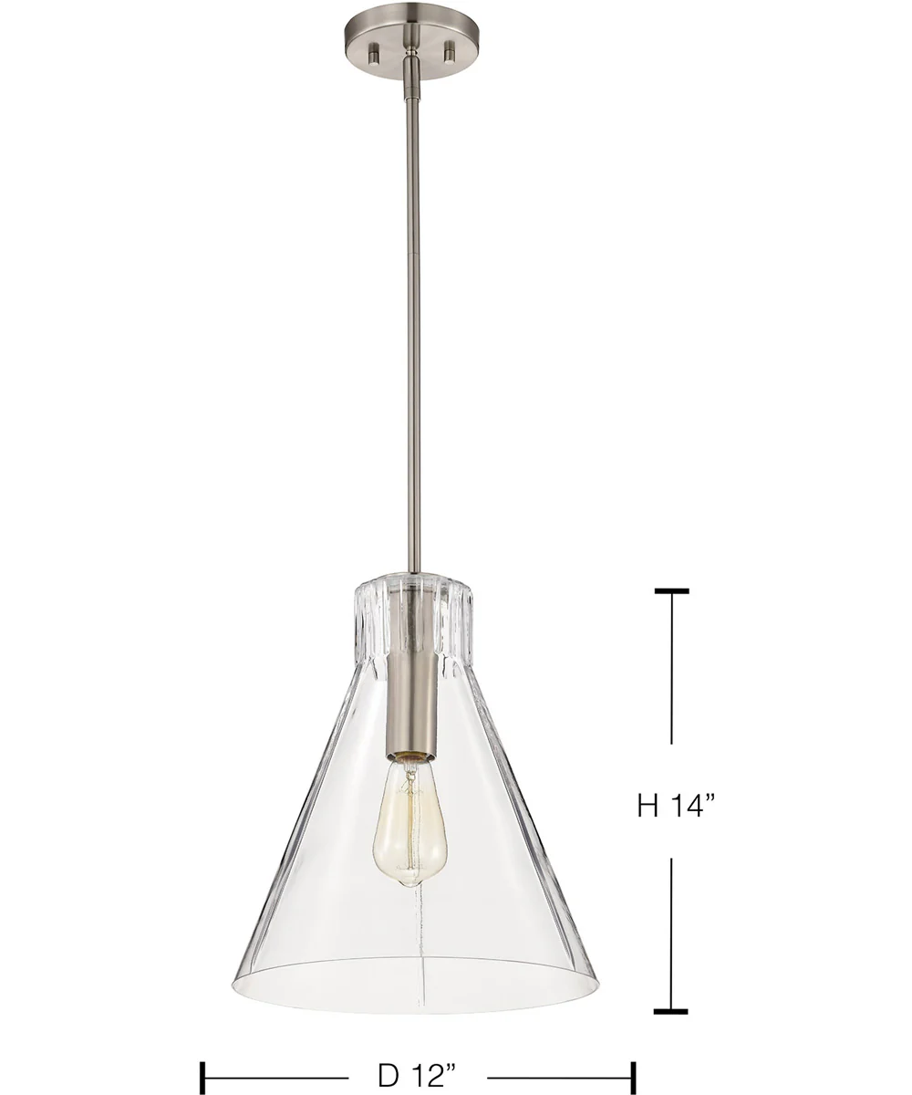Gianna 1-Light Pendant Brushed Nickel - Image 12