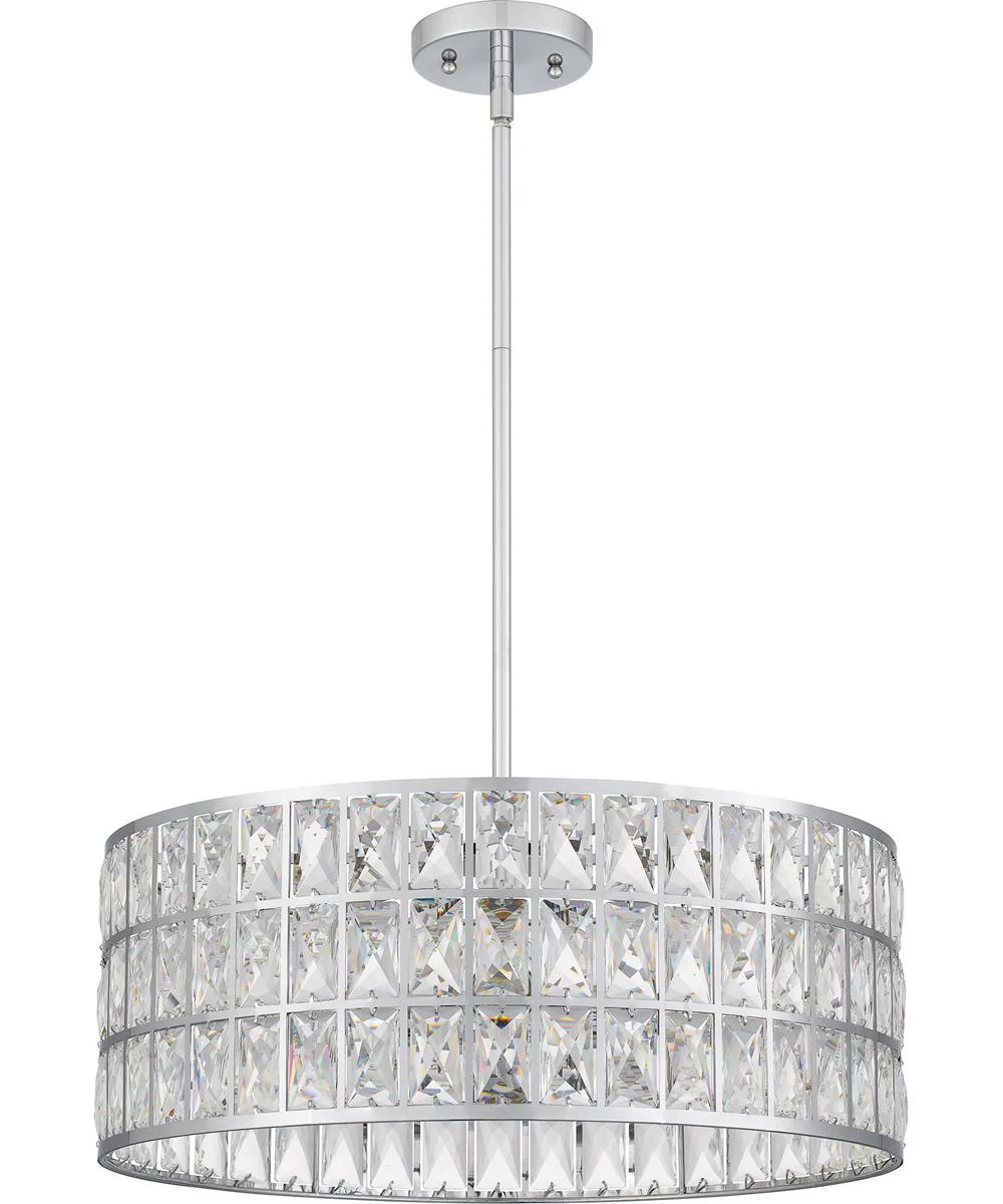 Gibson 4-light Pendant Polished Chrome - Image 2
