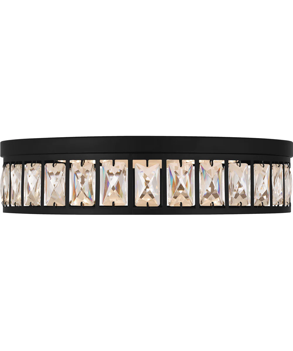 Gibson Medium Flush Mount Matte Black - Image 3