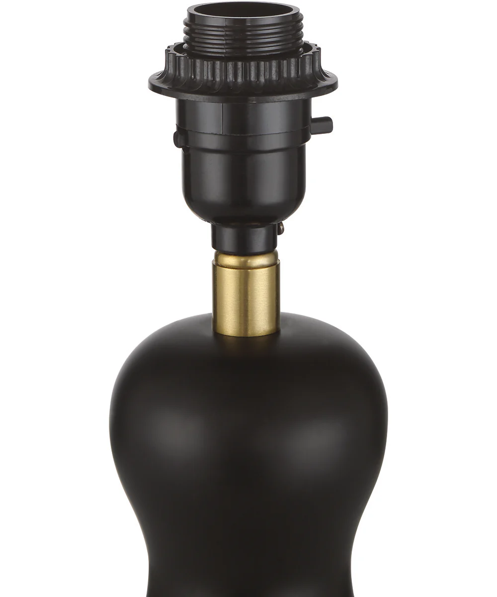 Gloria 1-Light Lighting Flat Black/Satin Brass - Image 7