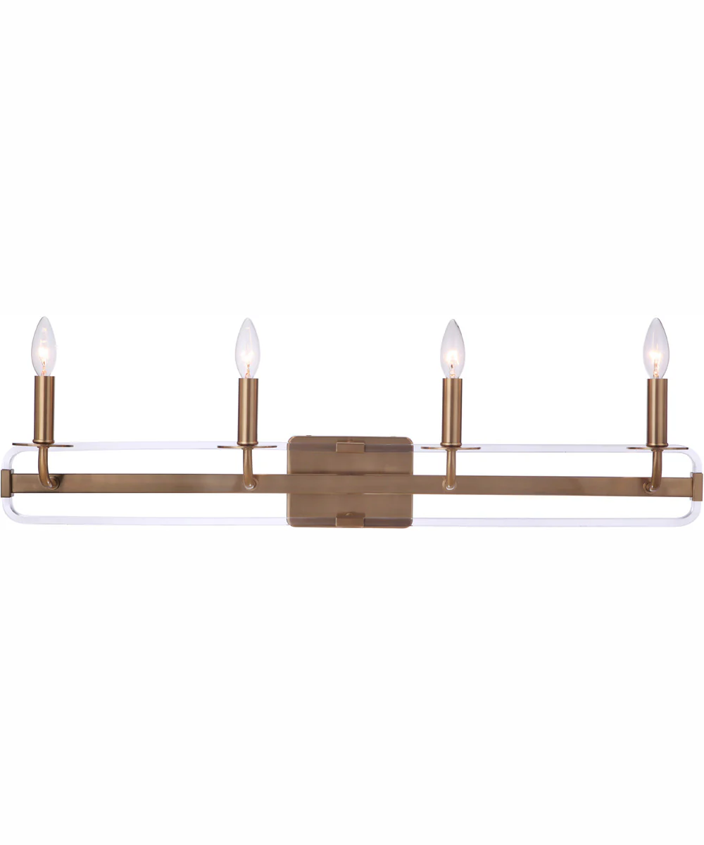 Graclyn 4-Light Vanity Satin Brass - Image 4