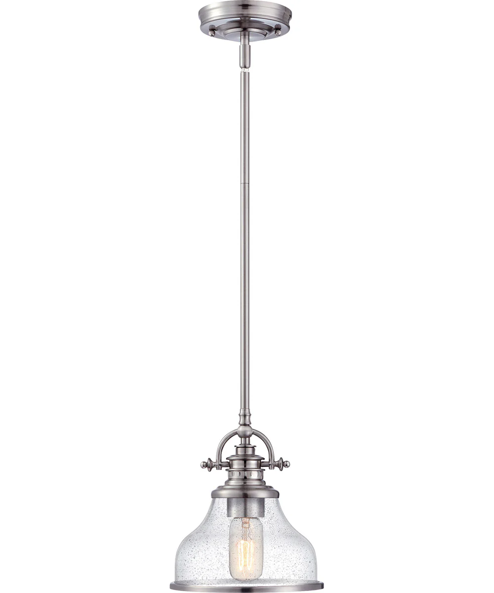 Grant Small 1-light Mini Pendant Brushed Nickel - Image 4