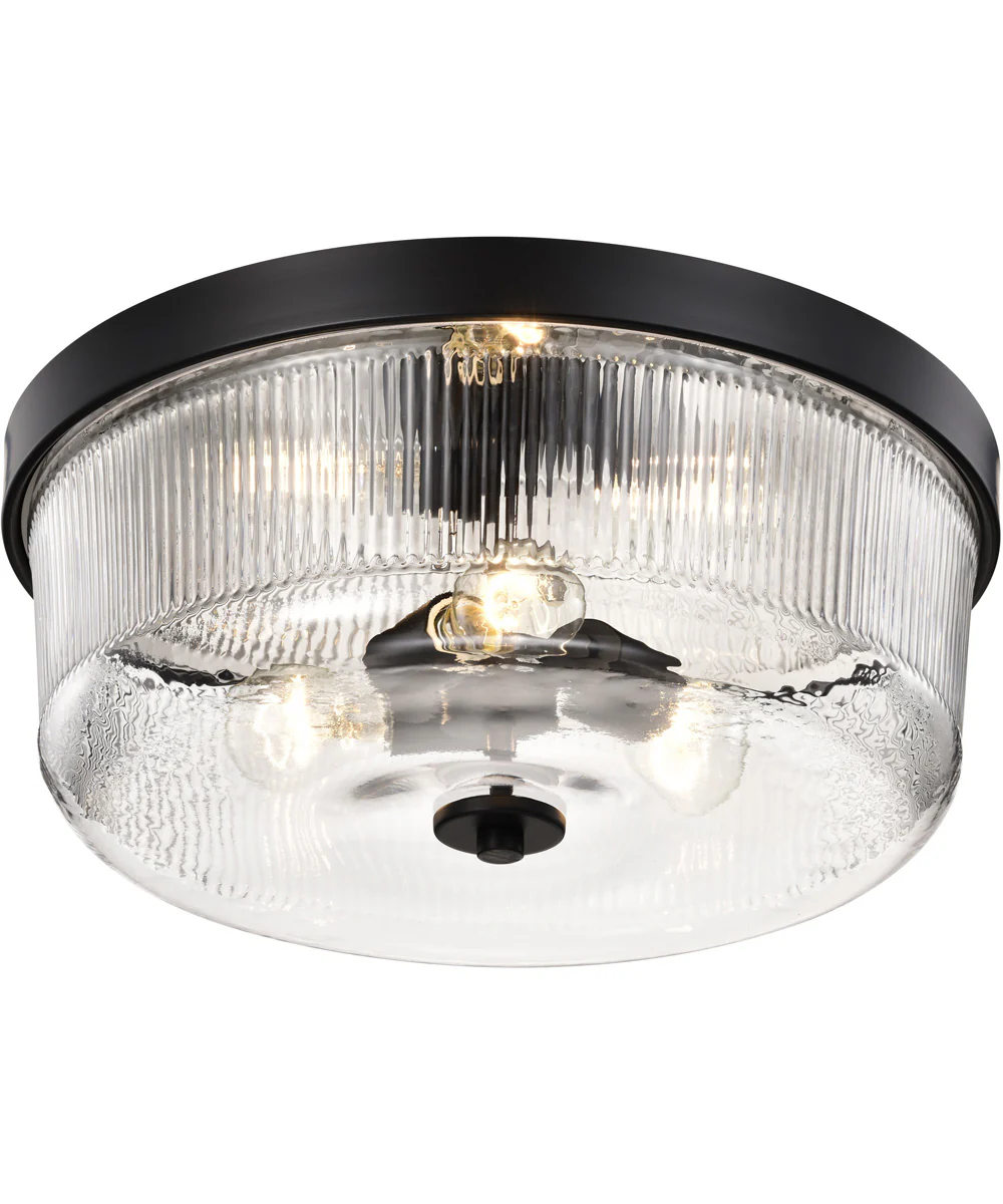 Grayson 3-Light Close-to-Ceiling Matte Black - Image 8