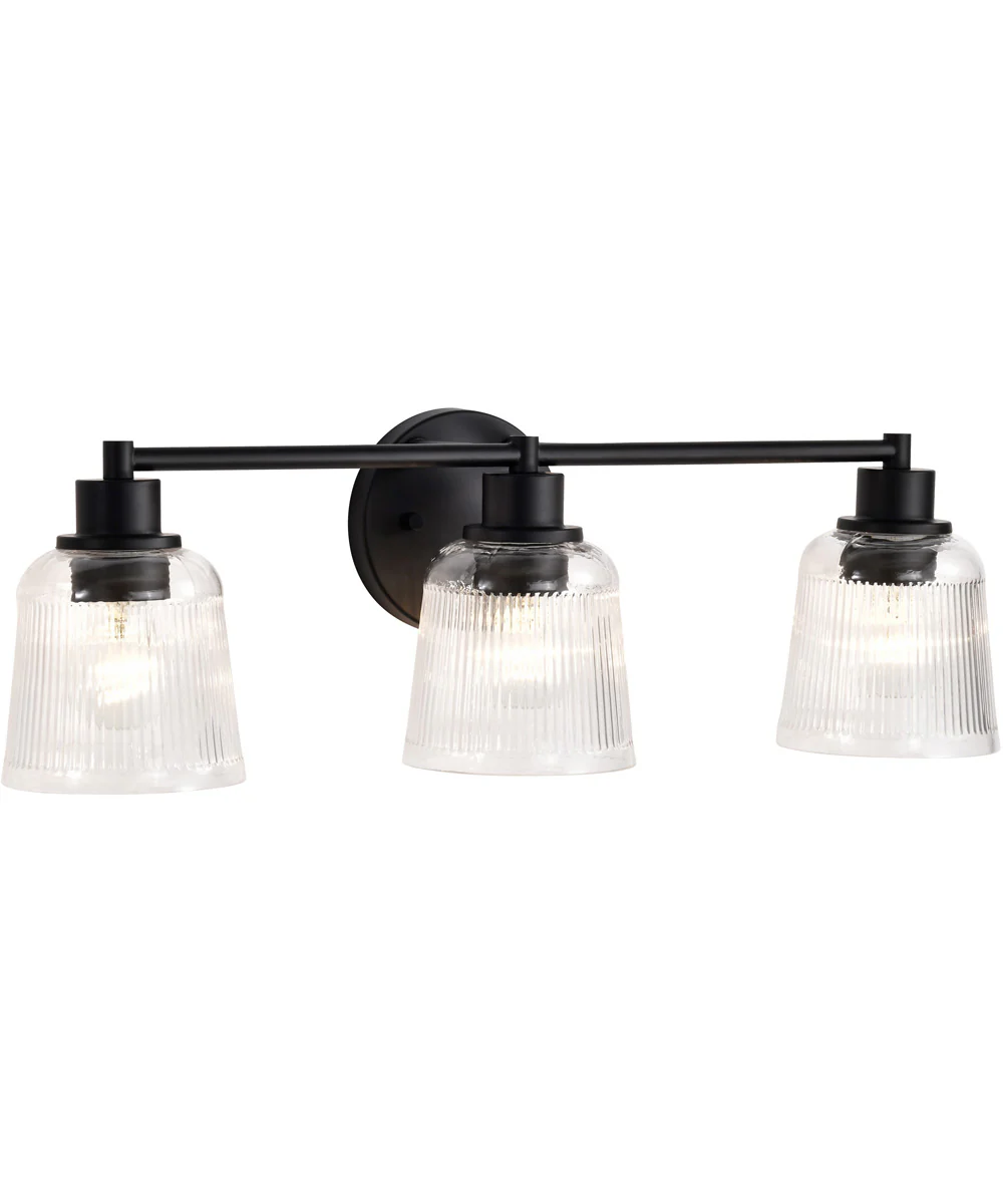 Grayson 3-Light Vanity & Wall Matte Black - Image 6