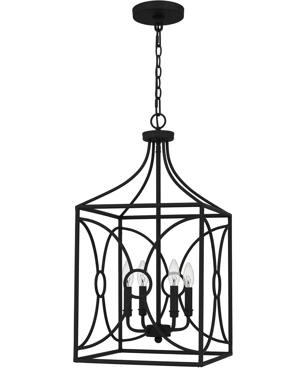 Grenelle 4-light Pendant Matte Black - Image 3