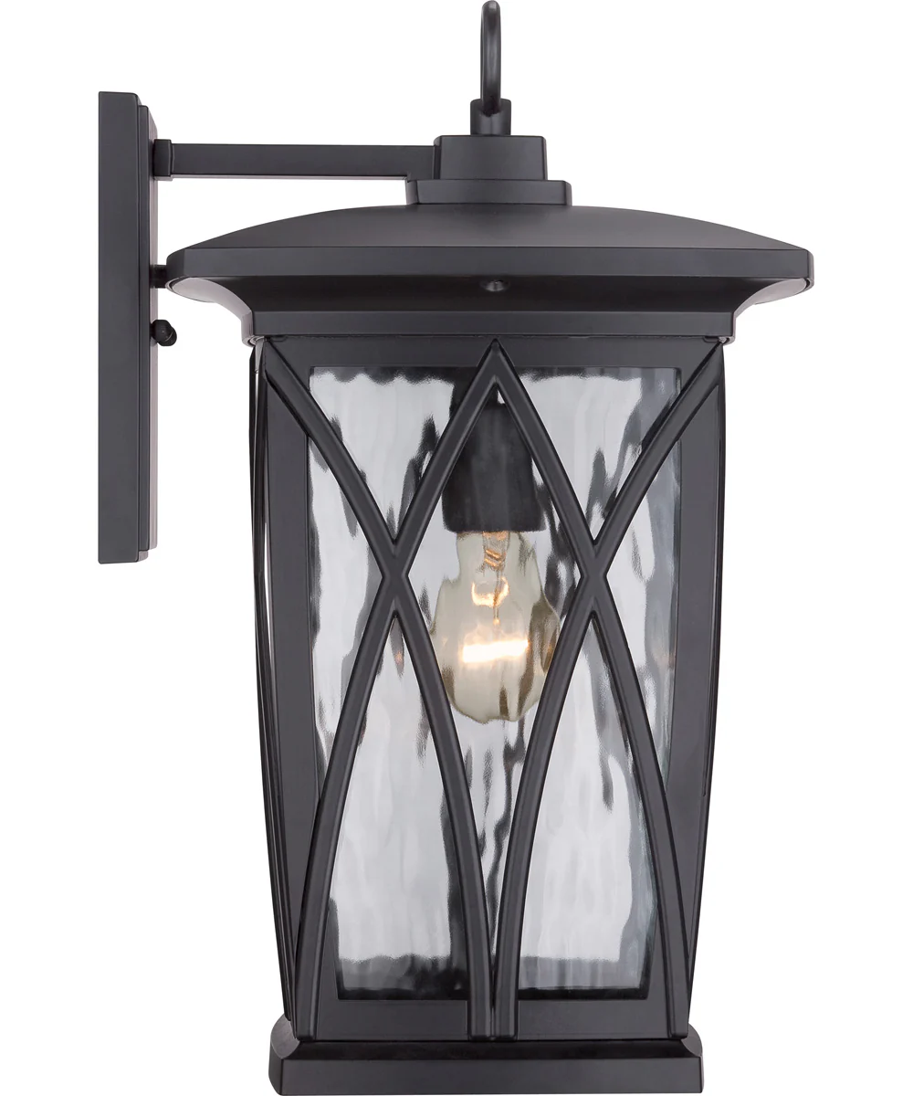 Grover Large 1-light Outdoor Wall Light Mystic Black - Image 5