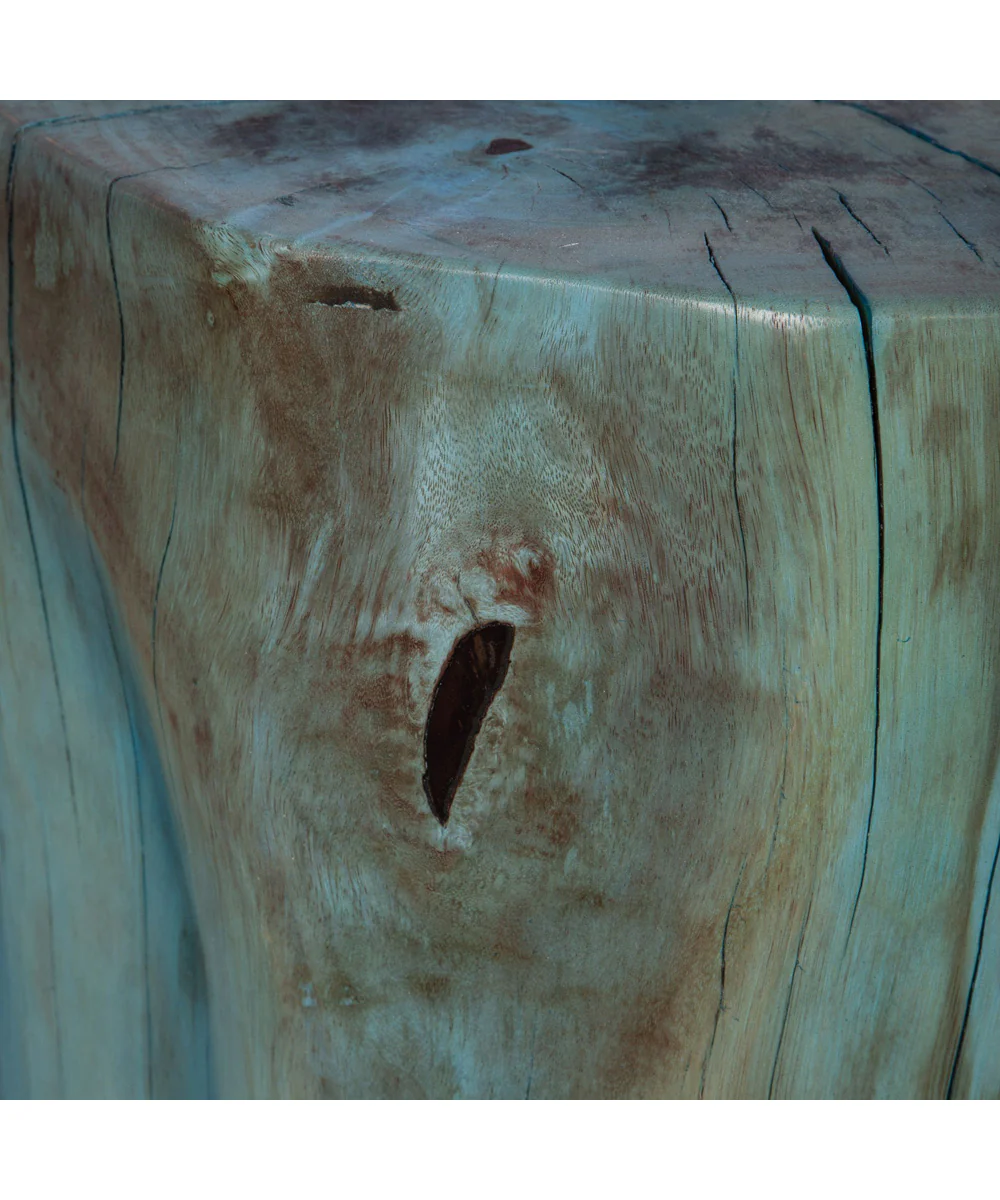 Habitat Blue Accent Stool - Image 5