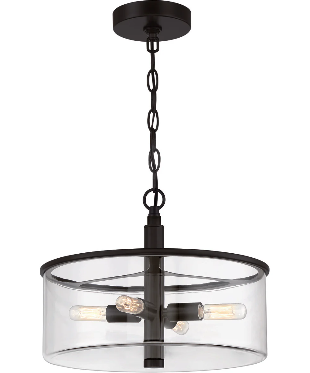 Hailie 4-Light Convertible Semi Flush Flat Black - Image 2
