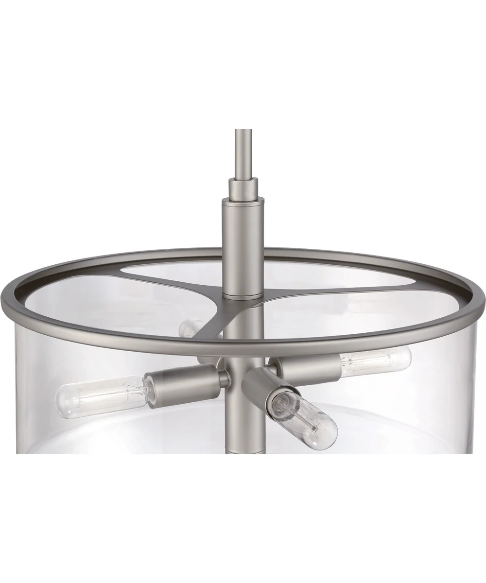 Hailie 4-Light Pendant Satin Nickel - Image 6